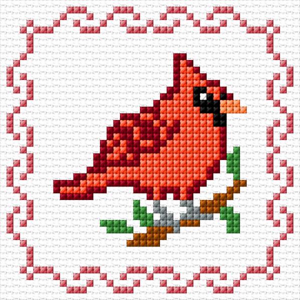 Cardinal cross stitch designs