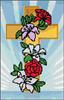 Holy Cross with Flowers