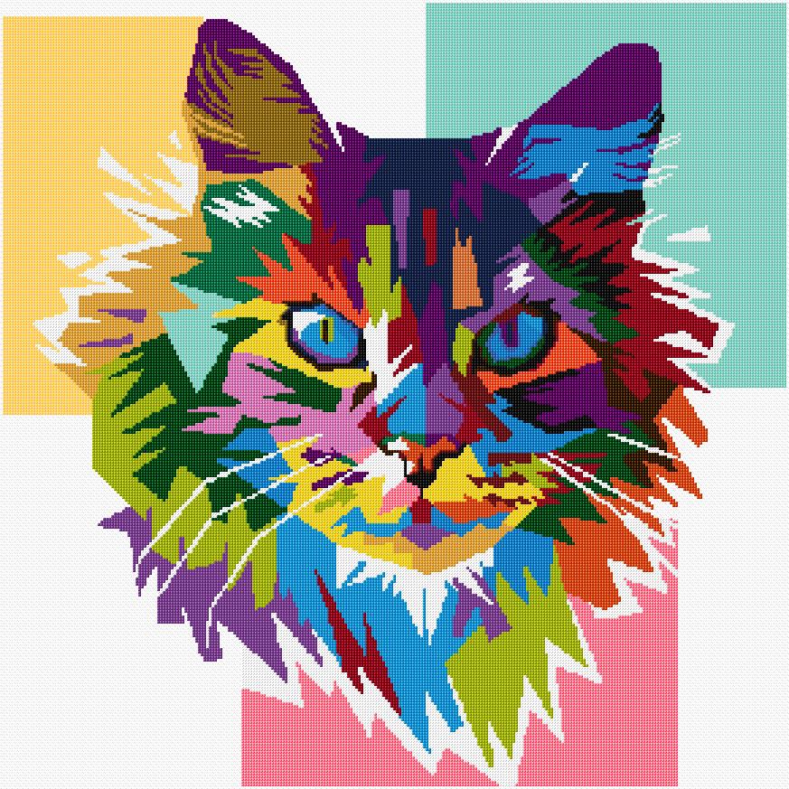 Colorful Cat