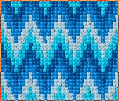 Blue Zigzag