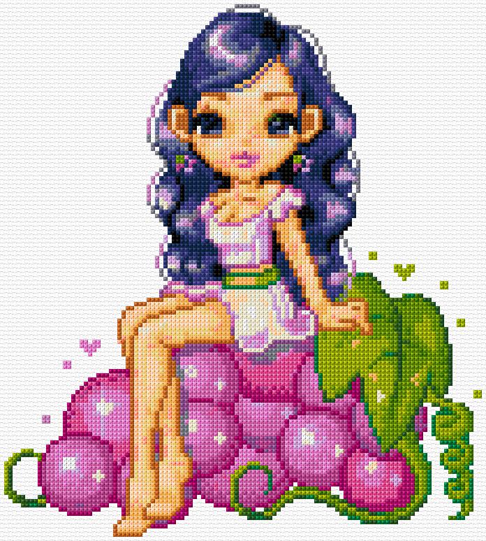 Fairy on Grapes
