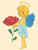 Angel WIth the Flower