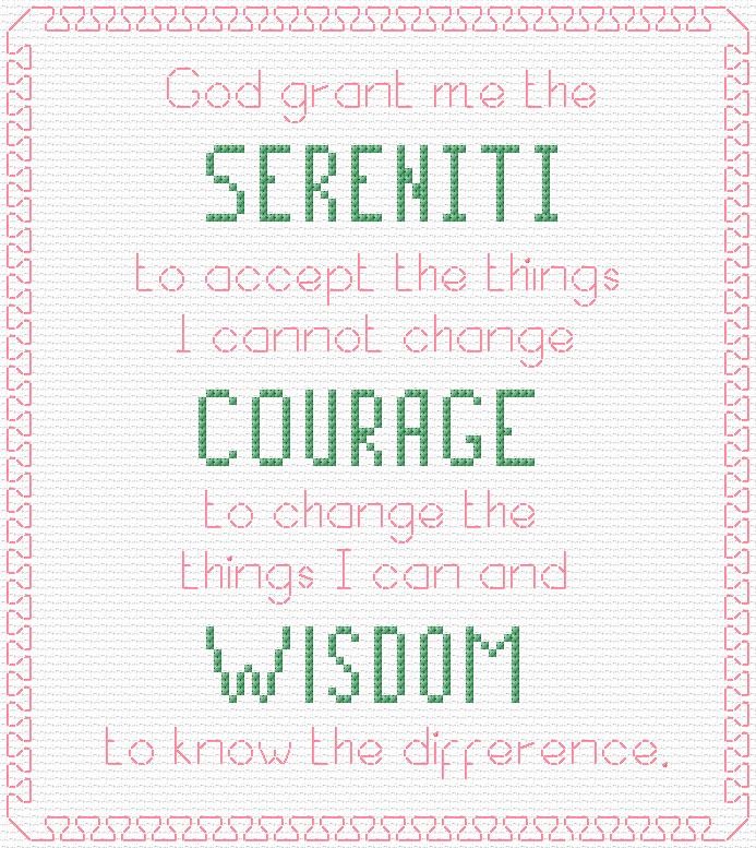Serenity Prayer