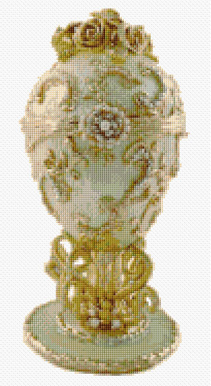 Cream Faberge Egg