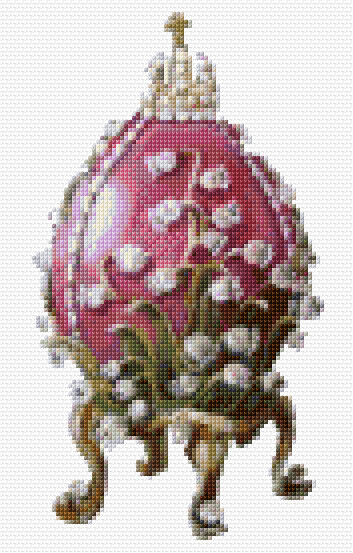 Lily of the Valey Faberge Egg