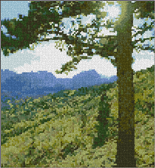 Tree in a Mountain