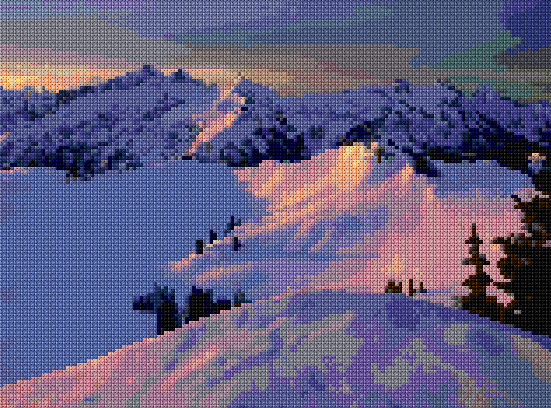 Snowy Winter Mountain