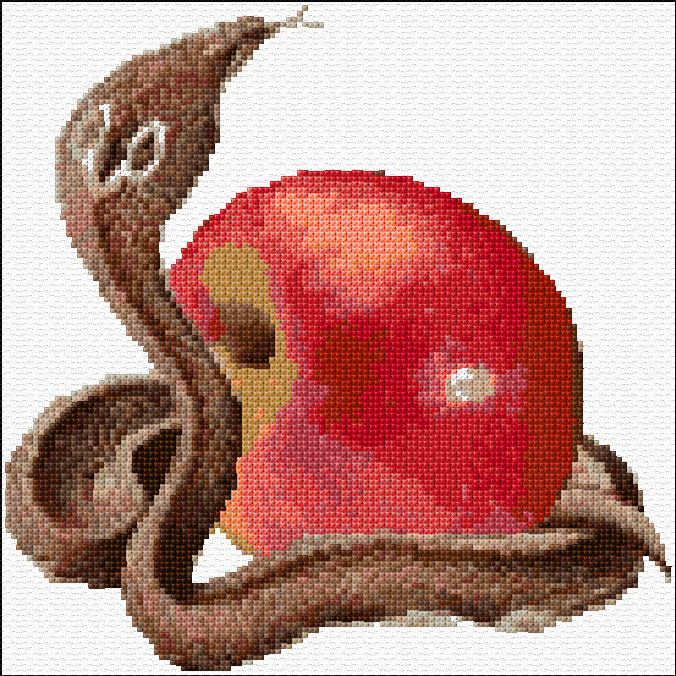 Snake and Apple